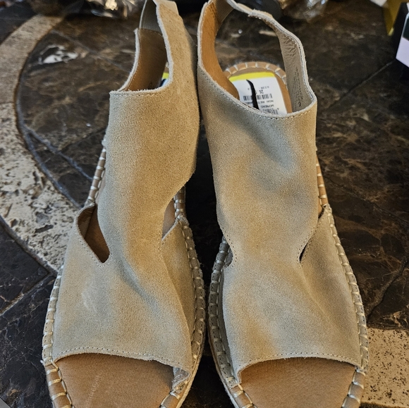 GENTLE SOULS - Cody Suede Espadrille Wedge SZ 12 NWT - Picture 2 of 7